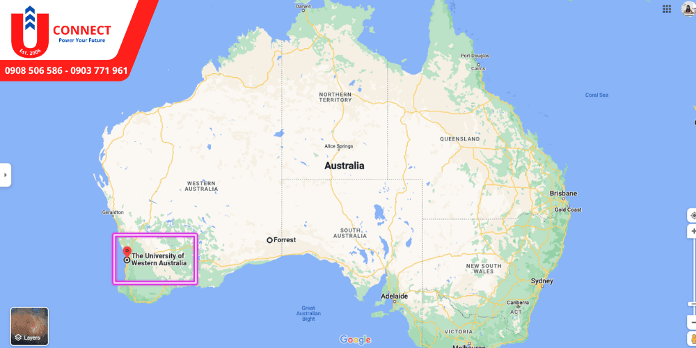 Giới thiệu đại học Western Australia (University of Western Australia), bang WA, Úc