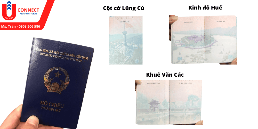 danh lam thắng cảnh hộ chiếu mẫu mới