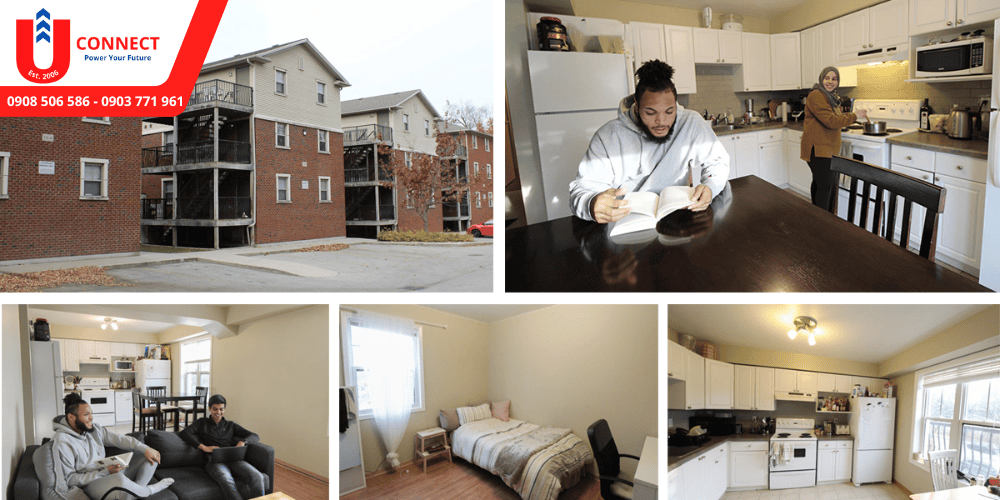 Trường trung học Kingsway Academy, bang Ontario, Canada và kí túc xá trường