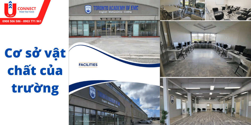 Giới thiệu trường trung học Toronto Academy of EMC, bang Ontario, Canada và cơ sở vật chất của trường EMC