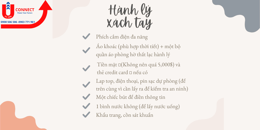Mang gì khi đi du học Mỹ