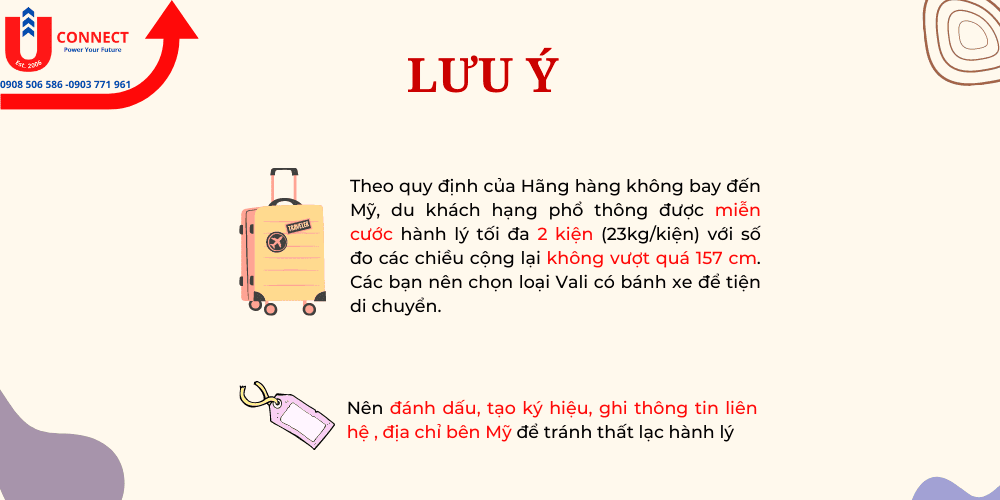 Mang gì khi đi du học Mỹ